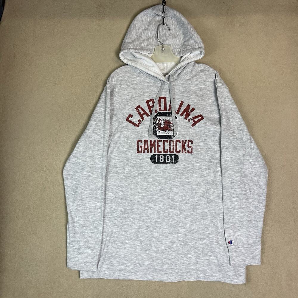 Champion Hoodie Mens 2XL Gray South Carolina Gamecocks University Pullover